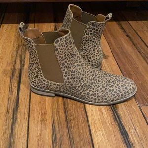 Cheetah print boots